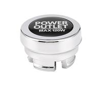 Copertura universale per presa accendisigari per auto, tappo accendisigari in ABS, antipolvere, design cavo, tappo per presa accendisigari