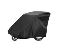 Copertura Universale per Rimorchio Bici in Tessuto Oxford 420D, Impermeabile e Antivento, Pieghevole, Adatto per Rimorchi Bicicletta, Cani e Carico (Nero,140 x 84 x 100 cm)