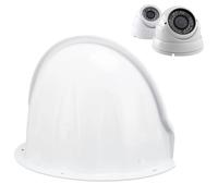 Copertura Universale per Telecamera Parasole Antipioggia, Copertura Protettiva per Telecamera Antipioggia in Materiale Plastico ABS per Telecamera Esterna a Cupola, Facile da