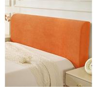 Copertura Universale per Testiera Letto Singolo/King Size O Matrimoniale, Fodera Protezione Elastica Lavabile, Addensare Anti-Graffio Anti-Polvere,all-Inclusive(Orange,Queen)