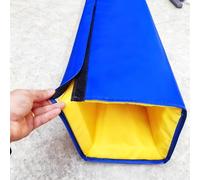 Copertura universale per tubi per protezione parco giochi e garage, design avvolgente resistente su 4 lati con chiusura a gancio e anello per la sicurezza degli urti e la prevenzione dei danni