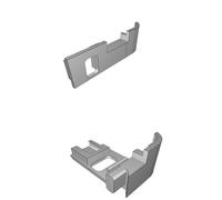 Copertura USB SD per GoPro Max Sportello Batteria Ricambio Stampato 3D