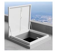 Copertura Uscita Tetto Coperchio Boccaporto Emergenza Resistente Grandine Botola Tetto Acciaio Antifurto Zone Industriali, Edifici Residenziali(70x70cm/2.3x2.3ft)
