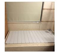 Copertura Vasca da Bagno Coprivasca Pieghevole, Pannello Isolante Impermeabile E Antipolvere Per Vasche Da Bagno, Coprivasca A Tapparella In PVC, Si Utilizza Per Vasche Da Bagno Con Larghezza Di 66cm/
