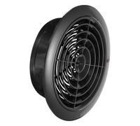 Copertura Ventilazione 20cm, Griglia Aria ABS per Cucina, Nero
