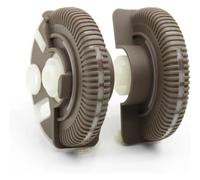 Copertura ventilazione condizionata Per Classe E W211 E220 E280 E320 E350 E55 2003-2008 Set 2 Pezzi Ruota Girevole Anteriore Posteriore Aria Condizionata Pannello Uscita A/C(-Yellow M 2PCS)