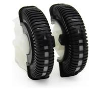 Copertura ventilazione condizionata Per Classe E W211 E220 E280 E320 E350 E55 2003-2008 Set 2 Pezzi Ruota Girevole Anteriore Posteriore Aria Condizionata Pannello Uscita A/C(-Black B 2PCS)