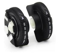 Copertura ventilazione condizionata Per Classe E W211 E220 E280 E320 E350 E55 2003-2008 Set 2 Pezzi Ruota Girevole Anteriore Posteriore Aria Condizionata Pannello Uscita A/C(-Black M 2PCS)