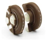 Copertura ventilazione condizionata Per Classe E W211 E220 E280 E320 E350 E55 2003-2008 Set 2 Pezzi Ruota Girevole Anteriore Posteriore Aria Condizionata Pannello Uscita A/C(-Dark Yellow M 2PCS)