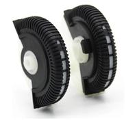 Copertura ventilazione condizionata Per Classe E W211 E220 E280 E320 E350 E55 2003-2008 Set 2 Pezzi Ruota Girevole Anteriore Posteriore Aria Condizionata Pannello Uscita A/C(-BlackL R 2PCS)