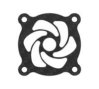 Copertura ventola di raffreddamento RC in fibra di carbonio per motore ESC, radiatore per auto e barche RC, 40 mm, nera