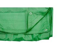 Copertura Verde In Tarpulina Teli Da Terra 2.7M X 3.5M 80 GSM (Bale Di 10 Teli)
