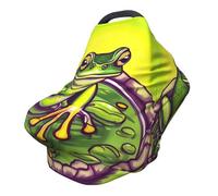 Copertura versatile per passeggino con stampa rana in uno stagno, appositamente progettata per il tuo bambino