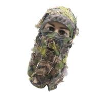 Copertura Viso 3D A Foglie,Copricapo Mimetizzato Per Airsoft | Copertura Viso Completa Mimetica,per e Osservatori della Natura Campeggiatori Escursionisti Birdwatcher Appassionati di Outdoor