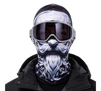 Copertura Viso per Natale da Uomo Scaldacollo Babbo Natale Traspirante | Costume Per Feste Copricollo E Viso Intero Per Donne Uomini Cosplay Mascherata Festa Carnevale di Ruolo Ciclismo A