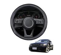 Copertura Volante Auto in Fibra di Carbonio per 1 Series E81 E82 E87 E88 2003-2011 Antiscivolo Traspirante Protezioni del Volante Nero Opaco Forma Rotonda,Matte