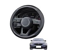 Copertura Volante Auto in Fibra di Carbonio per 2 Series F22 F23 F87 2012-2019 Antiscivolo Traspirante Protezioni del Volante Nero Opaco Forma Rotonda,Matte+Leather
