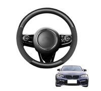 Copertura Volante Auto in Fibra di Carbonio per 2 Series F22 F23 F87 2012-2019 Antiscivolo Traspirante Protezioni del Volante Nero Opaco Forma Rotonda,Matte+Suede