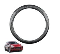 Copertura Volante Auto in Fibra di Carbonio per 955 2003-2010 Antiscivolo Traspirante Protezioni del Volante Nero Opaco Forma Rotonda,Matte
