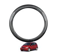 Copertura Volante Auto in Fibra di Carbonio per A Class W169 2004-2011 Antiscivolo Traspirante Protezioni del Volante Nero Opaco Forma Rotonda,Matte
