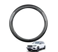 Copertura Volante Auto in Fibra di Carbonio per GLE/GLS W167 X167 2020-2025 Antiscivolo Traspirante Protezioni del Volante Nero Opaco Forma Rotonda,Matte