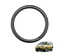 Copertura Volante Auto in Fibra di Carbonio per HR-V GH1234 1998-2006 Antiscivolo Traspirante Protezioni del Volante Nero Opaco Forma Rotonda,Matte+Leather