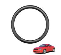 Copertura Volante Auto in Fibra di Carbonio per TT Coupe 8N 1998-2006 Antiscivolo Traspirante Protezioni del Volante Nero Opaco Forma Rotonda,Matte+Leather