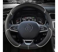 Copertura Volante Copertura Volante Dell'automobile Per Renault Per Scenic Per Clio Per Laguna 2 3 4 5 Per Kangoo Per Fluence Per Megane Coprivolanti (Colore : D shape white)