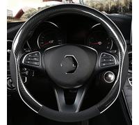 Copertura Volante Copertura Volante Dell'automobile Per Renault Per Scenic Per Clio Per Laguna 2 3 4 5 Per Kangoo Per Fluence Per Megane Coprivolanti (Colore : BLACK O SHAPE)