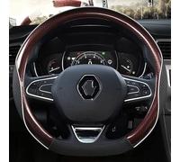 Copertura Volante Copertura Volante Dell'automobile Per Renault Per Scenic Per Clio Per Laguna 2 3 4 5 Per Kangoo Per Fluence Per Megane Coprivolanti (Colore : COFFEE D SHAPE)