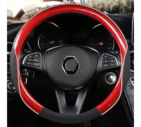 Copertura Volante Copertura Volante Dell'automobile Per Renault Per Scenic Per Clio Per Laguna 2 3 4 5 Per Kangoo Per Fluence Per Megane Coprivolanti (Colore : RED O SHAPE)