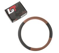 Copertura Volante Coprivolante Ø 38x8 Cm / 15x3 Pollici Marrone Nero Per MAYBACH