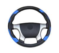 Copertura Volante Coprivolante Per Auto Autobus Camion Per 36 38 40 42 45 47 50 CM Diametri Esterni Blu Rosso Involucro Del Volante In Pelle Microfibra Coprivolanti(Blue 36CM)