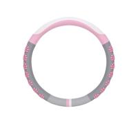 Copertura Volante Coprivolante Universale Per Auto Da 38 Cm, In Pelle, Con Artigli Di Gatto, Per Volante, Tipo OD, Rosa Carino(O PINK)