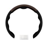 Copertura volante in pelle sintetica PU per ABS 14,96" nero marrone 1 pz