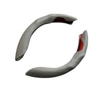 Copertura Volante Modifica del coprivolante per auto: sportivo, antiscivolo, assorbente, universale per tutte le stagioni(Modern Grey)