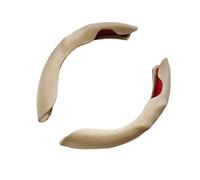 Copertura Volante Modifica del coprivolante per auto: sportivo, antiscivolo, assorbente, universale per tutte le stagioni(Warm rice)