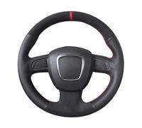 Copertura Volante Per Audi Per A5 Per A3 Per 8P Per A6 Per C6 Per A4 Per B8 2008 2009 2010 2011 2012 2013 Coprivolante Per Auto Coprivolanti(Red Thread)