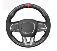 Copertura Volante Per Dodge Per Challenger Per Charger 2015-2021 Per Durango 2018 2019-2021 Coprivolante Per Auto Accessori Auto Pelle Scamosciata Coprivolanti(Red Blue Thread)