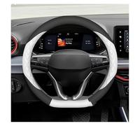 Copertura Volante Per Seat Per Arona 2018-2024 Coprivolante In Pelle Per Auto Tipo D Accessori Per Volante Antiscivolo Per Auto(D-Type-White)