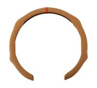 Copertura volante PU ABS 14.96" Marrone Rosso, per auto, 1 pz