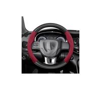 Copertura Volanti Auto Per Fiat 500 Per Grande Per Punto Per Panda Per Ducato Per Tipo Per Stilo Per Argo Per Bravo Per Palio Per Toro Per Doblò Coprivolante(Red Round)