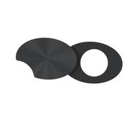 Copertura Webcam in ABS Nero 2 in 1 per Laptop e Smartphone | Montaggio Adesivo, Resistente al Calore, per Lezioni Online e Videoconferenze, Tutela la Riservatezza