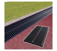 Coperture a D per esterni personalizzabili Facile da installare Griglia in plastica Proteggere per grondaie e fognature Coperture di scarico rimovibili per una maggiore sicurezza & ili