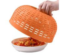 Coperture anti-mosche per cibo all'aperto, anti-moscerino, cestino rotondo per frutta, riutilizzabile, per barbecue, verdure, picnic