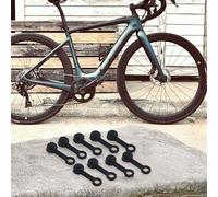 Coperture antipolvere in gomma per spurgo freni a disco idraulico, 50 pezzi, necessarie per la manutenzione dei freni della bici (nero)