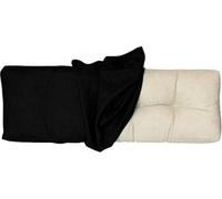 Coperture antiscivolo di ricambio per panca da esterni e interni, per 2/3 posti, 120 x 40 cm, 110 x 40 cm, 140 x 45 cm, 150 x 50 cm, colore: nero, spessore 150 x 30 x 10 cm