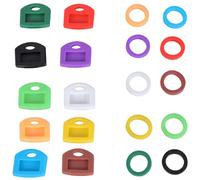 Coperture assortite per chiave identificativi per una gestione efficace delle chiavi, in silicone, in vari colori, accesso rapido e facile