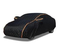 Coperture Complete per Auto per Opel Omega A 1986-1993,Telo copriauto da Esterno Antigrandine Impermeabile Traspirante Telo Auto Invernale Resistente alla Neve Antivento AntiGraffio(Black)