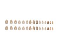 Coperture complete Unghie Finte Con Modelli Di Sole Stick On Manicure Accessori Per Lavoratori D'ufficio E Studenti Partito Usura Nail